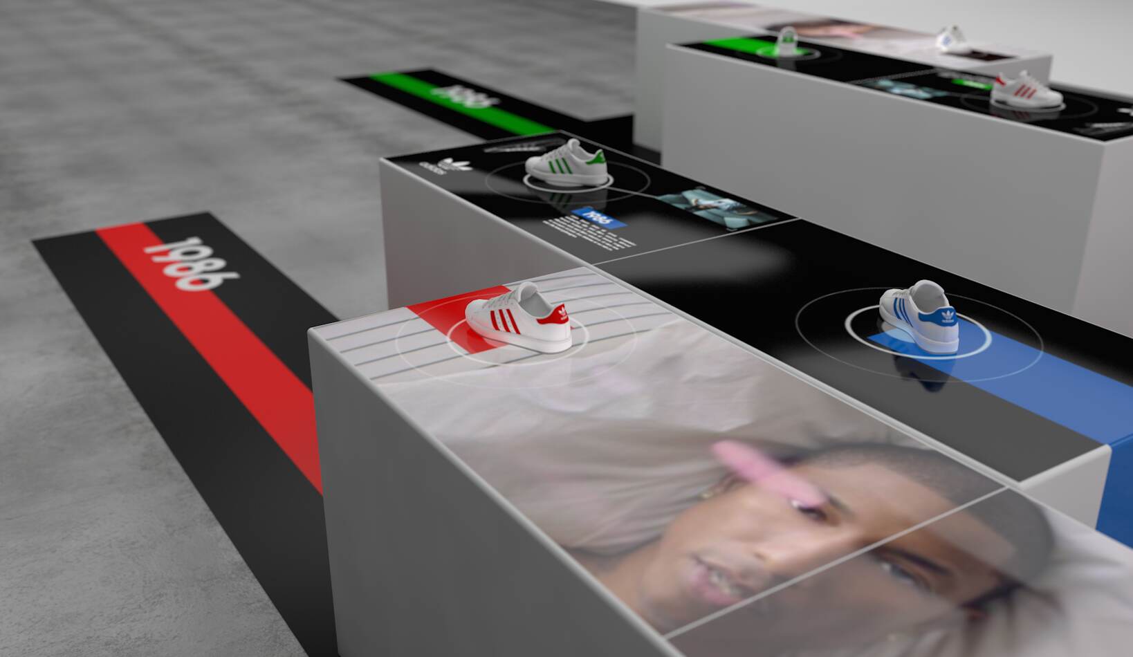 adidas — Signal Interaction — Podium Detail