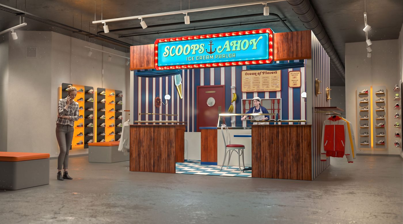 Netflix — Scoops Ahoy — Pop-Up Concept