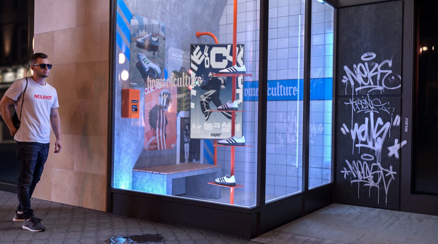 Snipes — Adidas — Retail Window Display