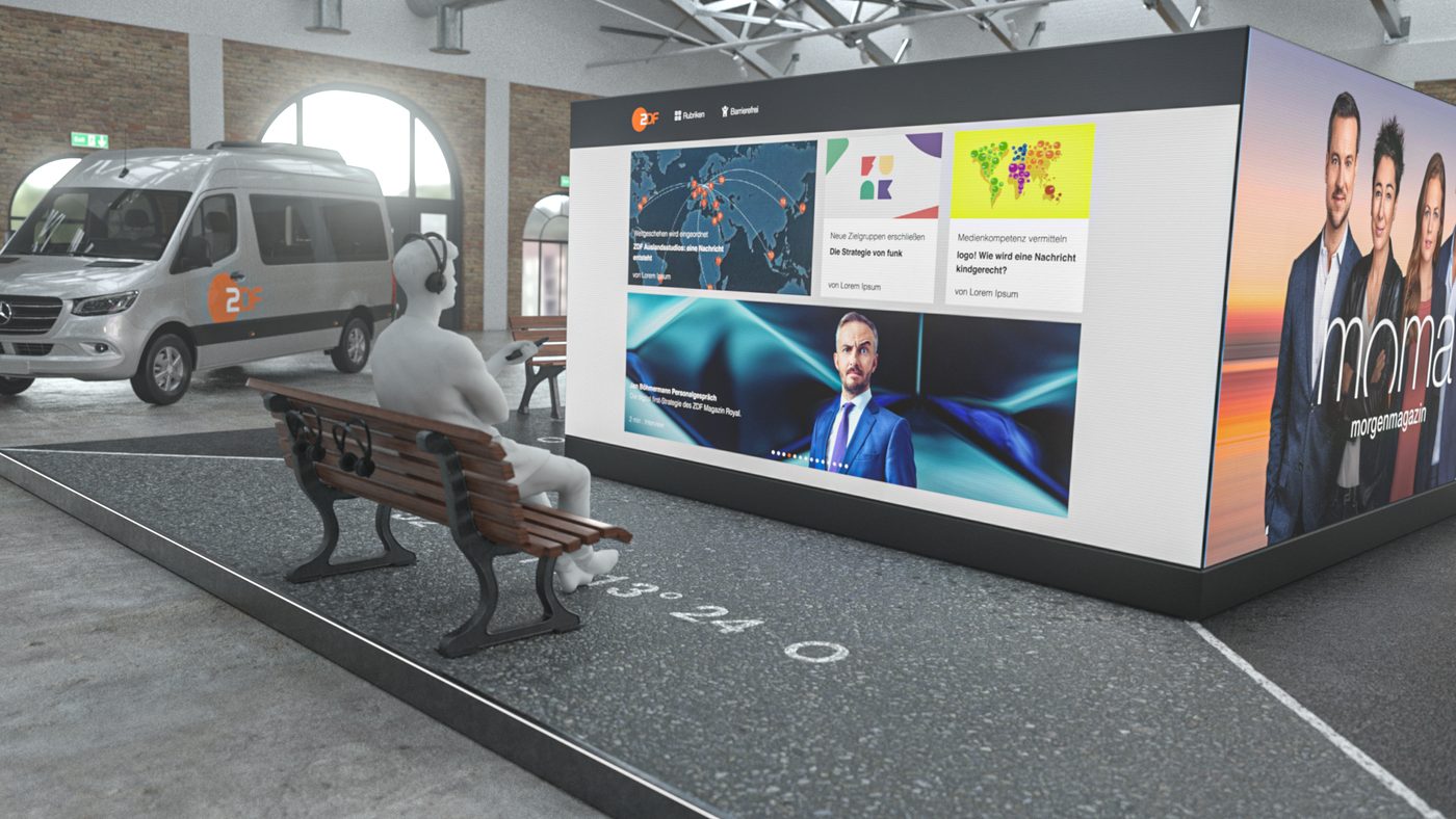 ZDF — Interactive Media Wall — Concept