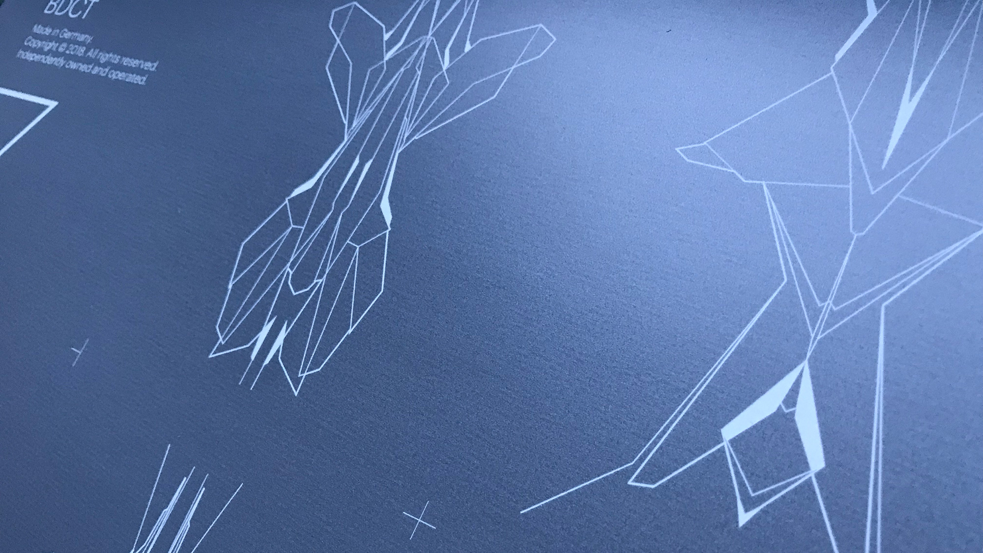 Offset printing plate, detail