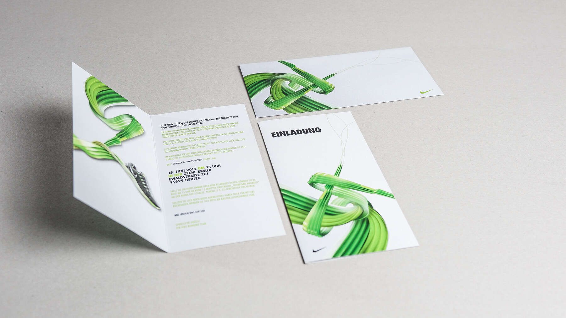 Sportsommer — invitation