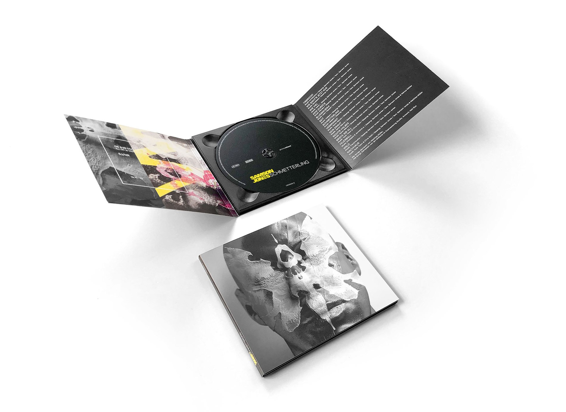 CD booklet — tracklist, credits and cover insert